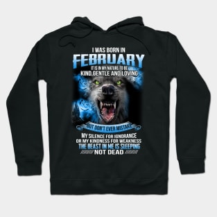 I Was Born In February Hoodie